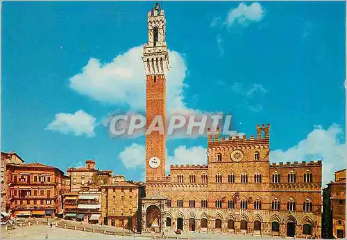 Cartes postales moderne Siena Place Il Compo