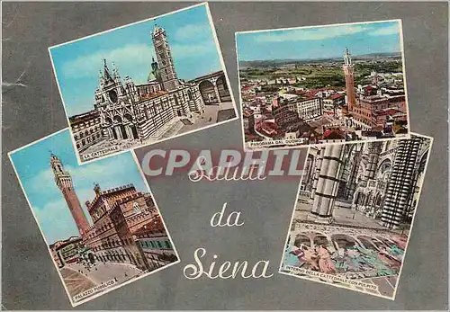 Cartes postales moderne Salutations de Siena