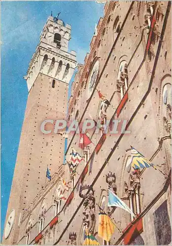 Cartes postales moderne Siena Palazzo Pubblico Publicite Spasmaverine Suppositoire