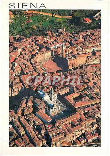 Moderne Karte Siena Vue aerienne