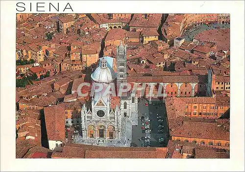 Cartes postales moderne Siena Vue aerienne du Dome