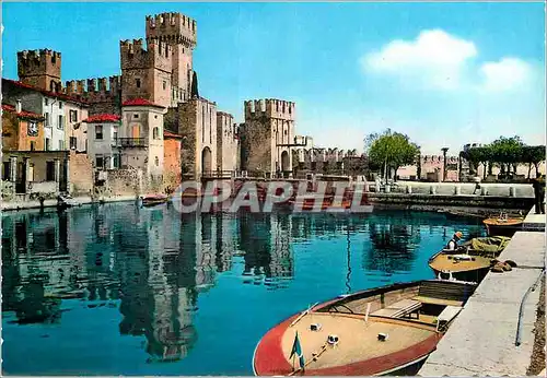 Cartes postales moderne Le Lac de Garda Sirmione Bateaux