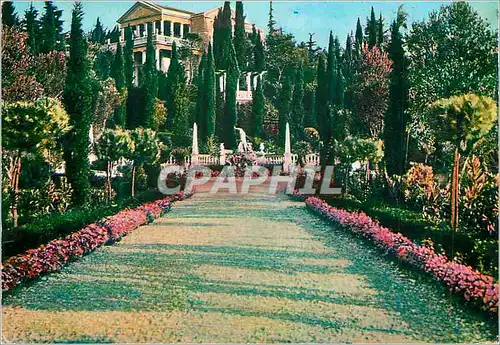 Cartes postales moderne Le Lac de Garda Sirmione Giardino Villa Cortine