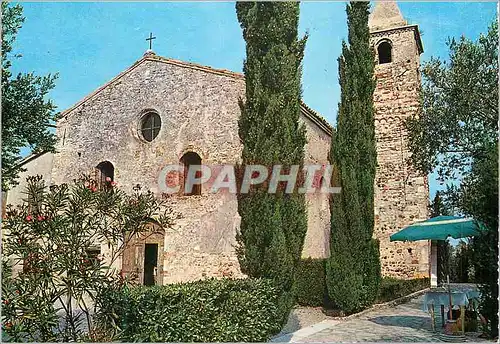 Cartes postales moderne Lac de Garda Sirmione Petite Eglise de S Pierre XI XIV Siecle