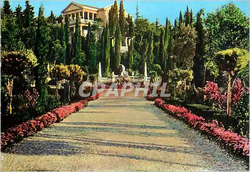 Cartes postales moderne Lac de Garda Sirmione Giardino Villa Cortine