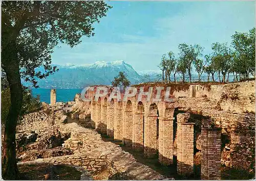 Cartes postales moderne Lac de Garda Sirmione Les Grottes de Catullo