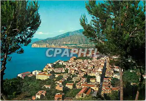 Moderne Karte Sorrento Panorama vue de Pariai