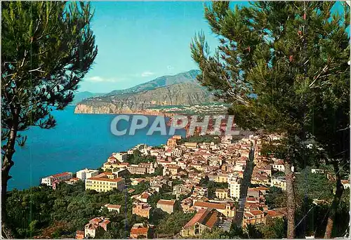 Moderne Karte Sorrento Panorama vue de Parisi