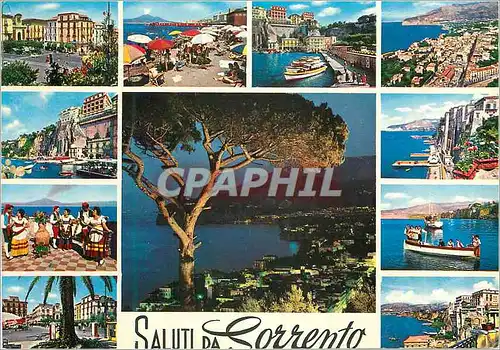 Cartes postales moderne Saluti da Sorrento