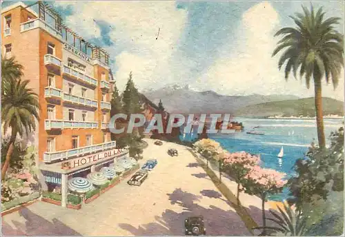 Moderne Karte Stresa Italy Speranza Hotel du Lac