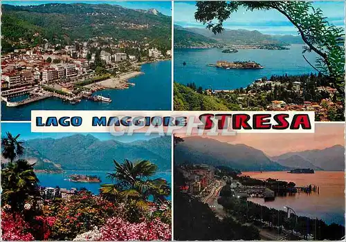 Cartes postales moderne Salutations de Stresa (Lac Majeur