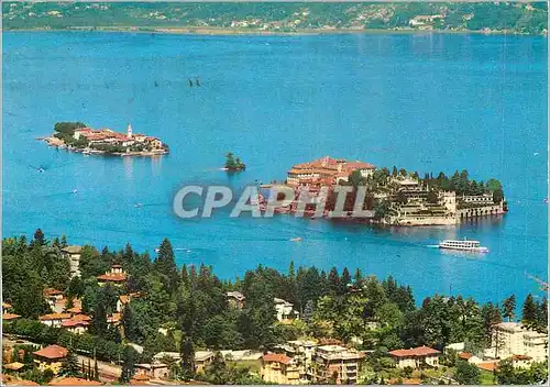 Moderne Karte Stresa Lago Maggiore Isola Bella Isola Pescatori