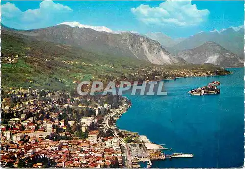 Cartes postales moderne Stresa Lac Majeur et les Iles Vue aerienne