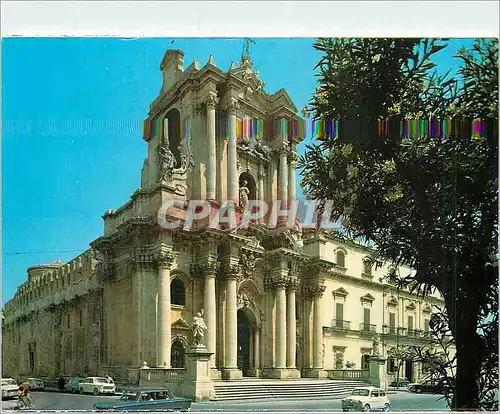 Cartes postales moderne Siracusa La Cathedrale et Temple de Minerva