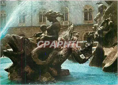 Cartes postales moderne Siracusa Fontaine Diana Detail