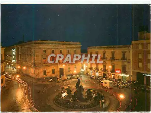 Cartes postales moderne Siracusa Place Archimede la Nuit