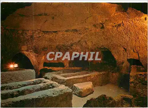 Moderne Karte Siracusa Catacombes de S Jean Rotonde des Sarcophages