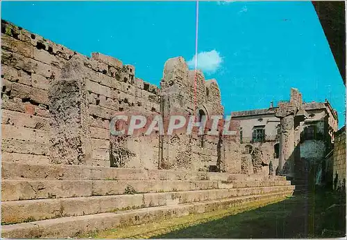 Moderne Karte Siracusa Temple d'Apollon