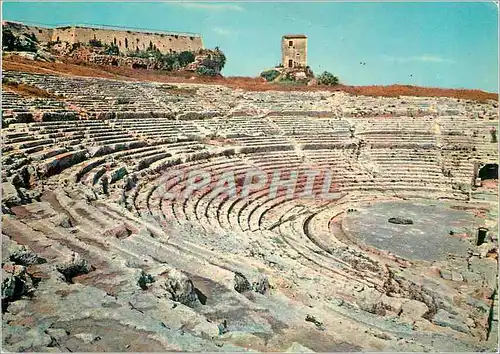 Moderne Karte Siracusa Teatre Grec