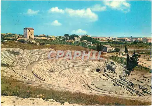 Moderne Karte Siracusa Teatre Grec