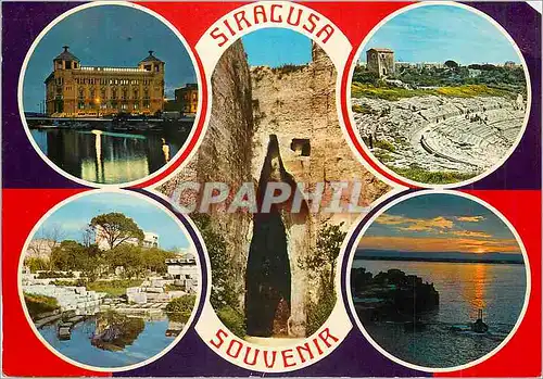 Cartes postales moderne Souvenir Siracusa