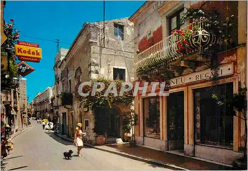 Cartes postales moderne Taormina Avenue Umberto Kodak