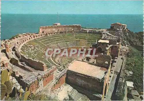 Moderne Karte Taormina Theatre Grec La Cavee