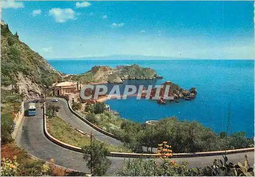 Cartes postales moderne Taormina Isola Bella et Capo S Andrea