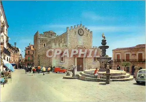 Cartes postales moderne Taormina Place Dome