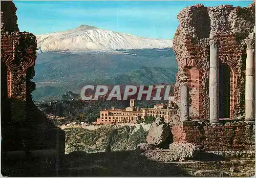 Cartes postales moderne Taormina Theatre Grec et S Dominique