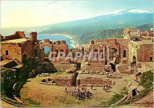 Moderne Karte Taormina Theatre Grec