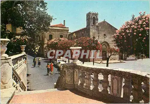 Cartes postales moderne Taormina Piazza S Agostino