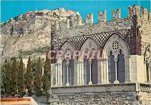 Moderne Karte Taormina Badia Vecchia (1372) en Haut Castel Mola