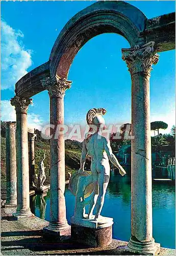 Moderne Karte Tivoli Villa Adriana Canopo