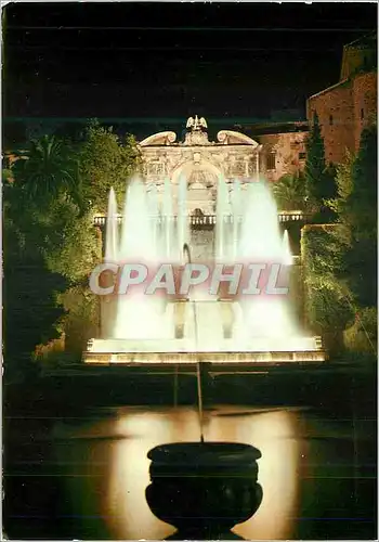 Cartes postales moderne Tivoli Villa d'Este La Fontaine