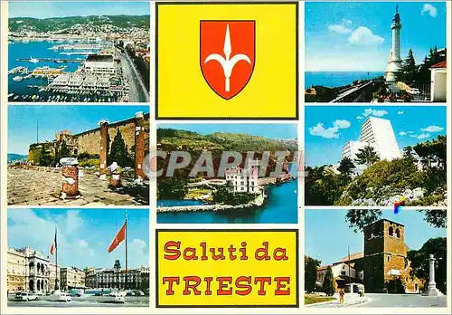 Cartes postales moderne Saluti da Trieste