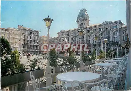 Moderne Karte Trieste Mairie (Place Unite d'Italie)