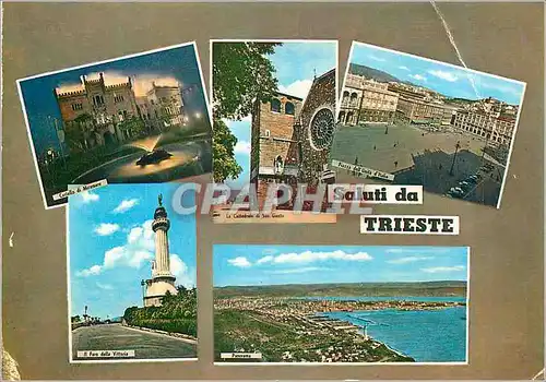 Cartes postales moderne Saluti da Trieste