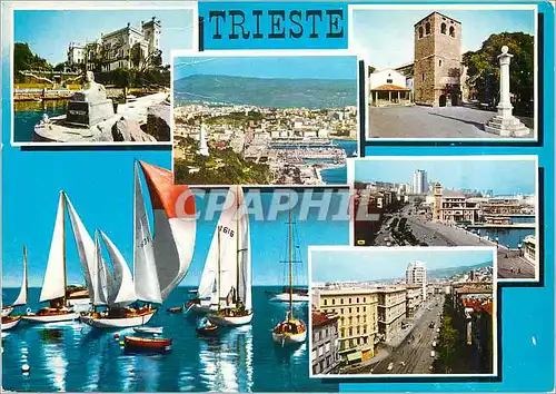 Cartes postales moderne Trieste Bateaux