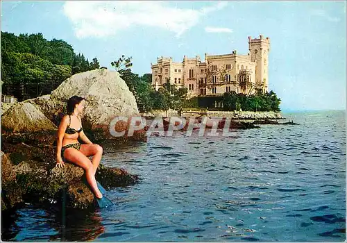 Cartes postales moderne Trieste Castello di Miramare