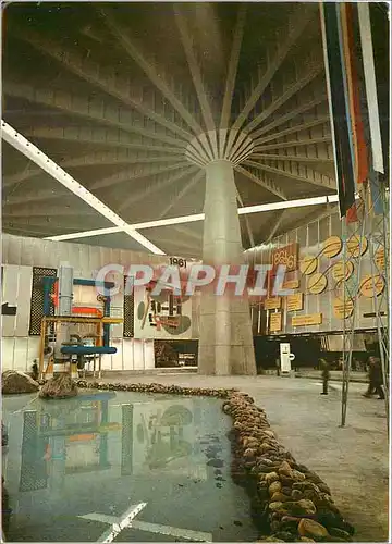 Cartes postales moderne Torino Interieur du Palais du Travail (detail)