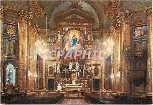 Cartes postales moderne Turin Basilique N D Auxiliatrice L'Interieur du Sanctuaire