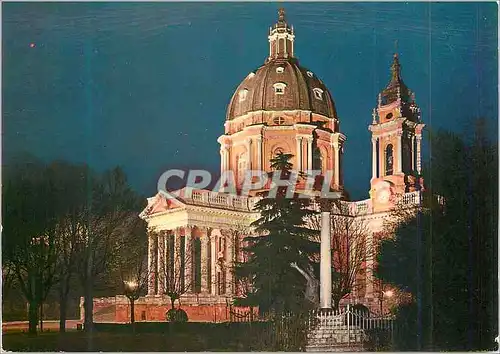 Cartes postales moderne Torino Superga Notturno