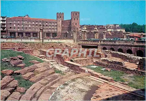 Cartes postales moderne Torino Les Porte Palatine (Ier Siecle apres JC) le Theatre Romain