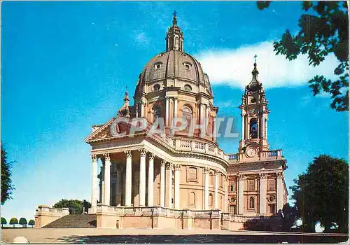 Moderne Karte Torino Basilique de Superga