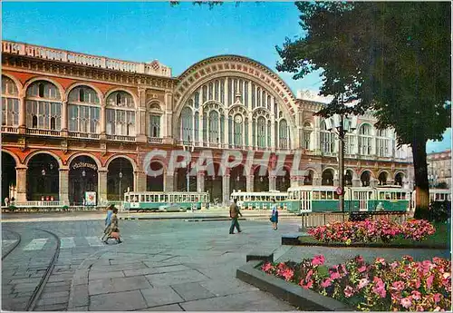 Cartes postales moderne Torino La Gare de Porta Nuova Tramway