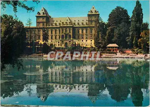 Cartes postales moderne Turin Chateau du Valentino et Fleuve Po