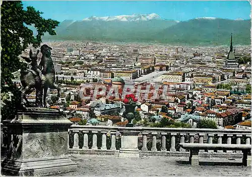 Cartes postales moderne Torino Vue Generale prise du Parc Publique de la Villa Genero