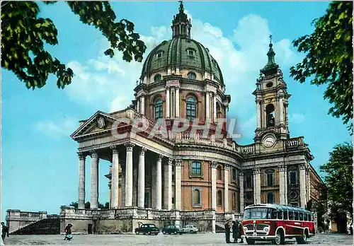 Moderne Karte Torino Basilique de Superga m 680 Autobus