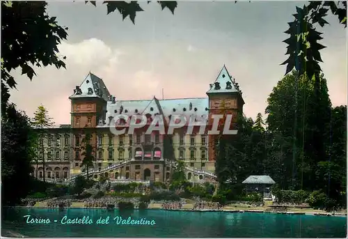 Moderne Karte Torino Castello del Valentino
